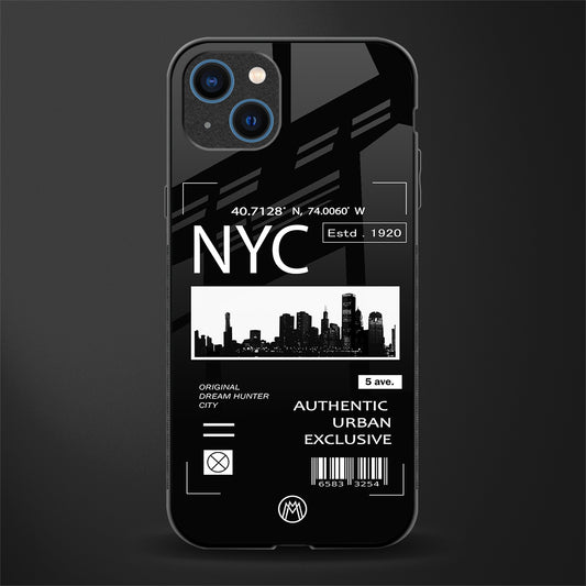 nyc glass case for iphone 14 image