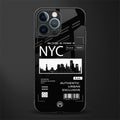 nyc glass case for iphone 12 pro image