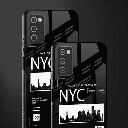nyc glass case for samsung galaxy a03s image-2