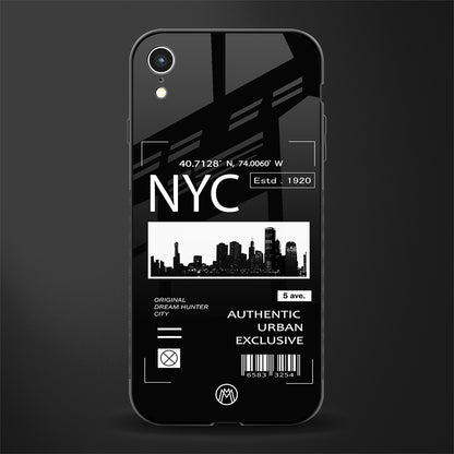 nyc glass case for iphone xr image