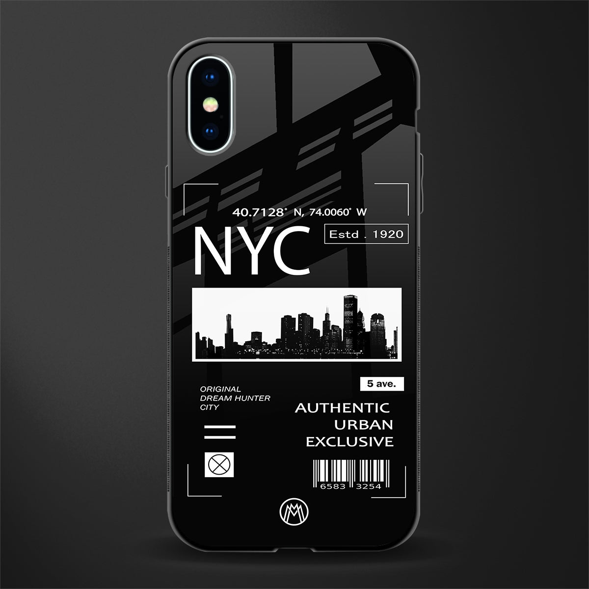 nyc glass case for iphone xs image