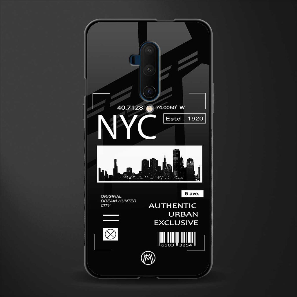 nyc glass case for oneplus 7t pro image