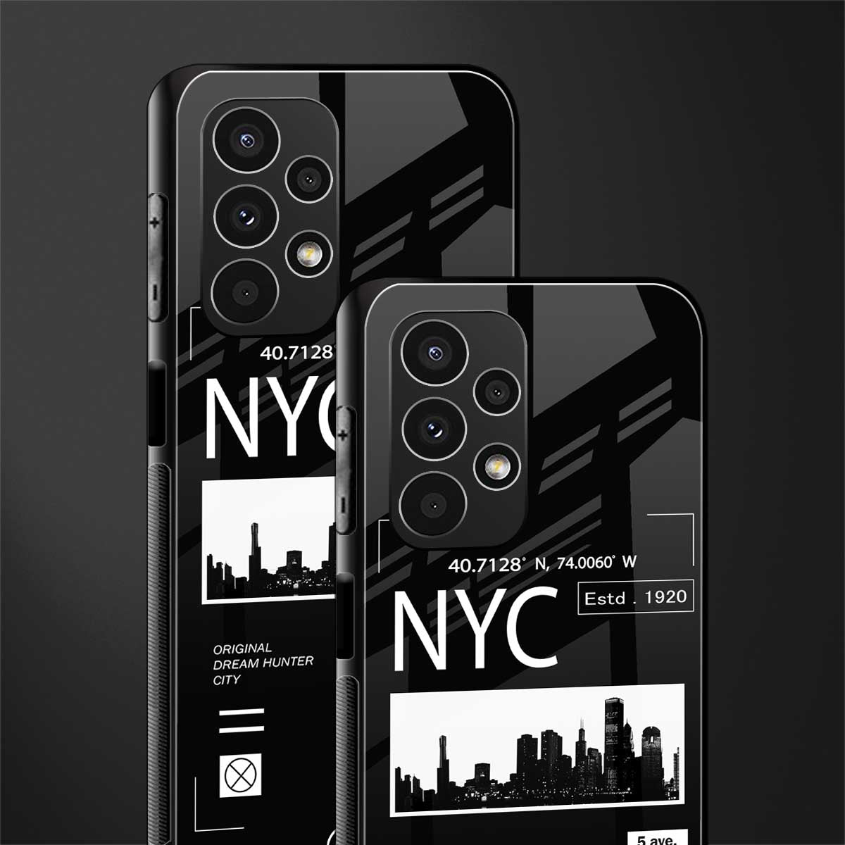 nyc back phone cover | glass case for samsung galaxy a13 4g