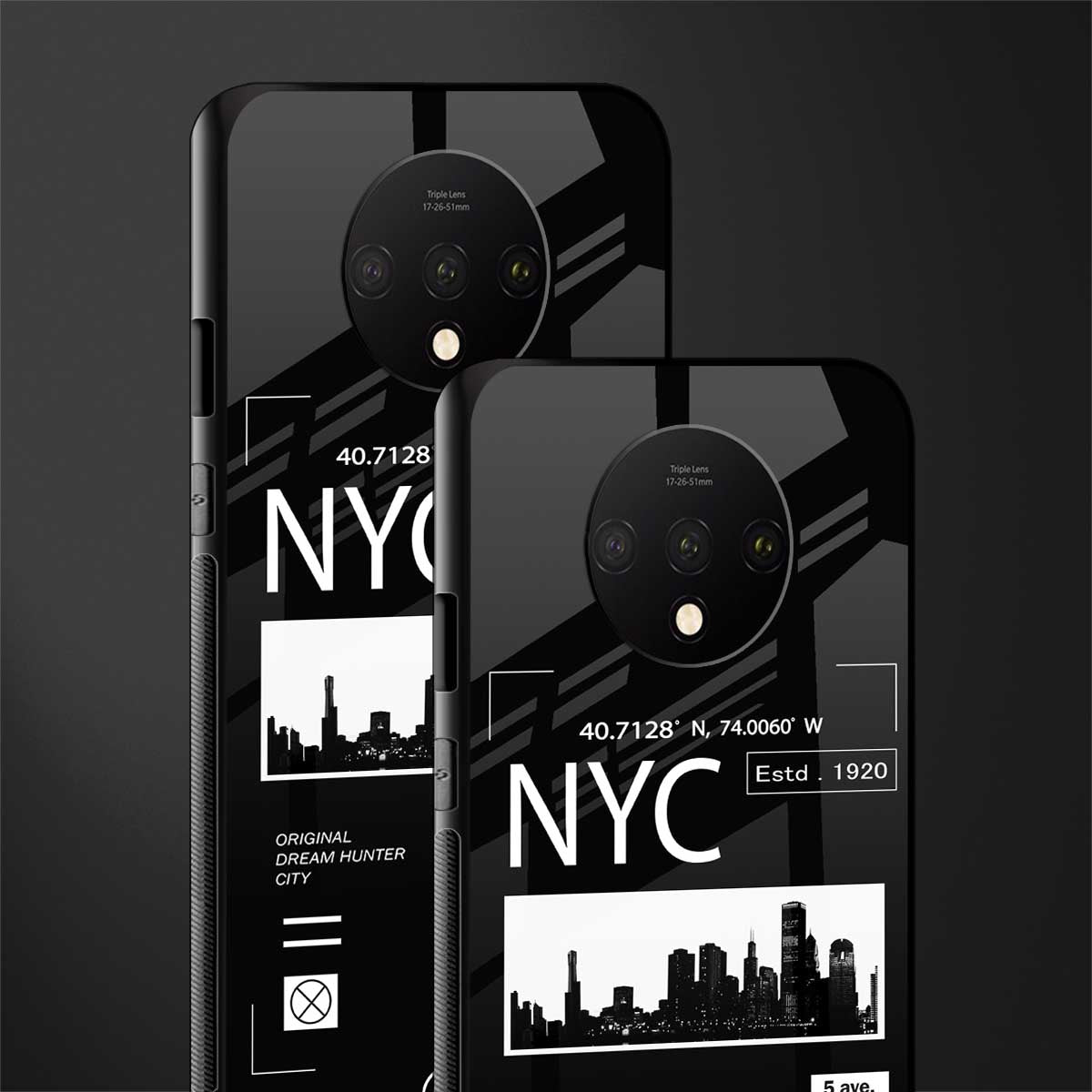 nyc glass case for oneplus 7t image-2