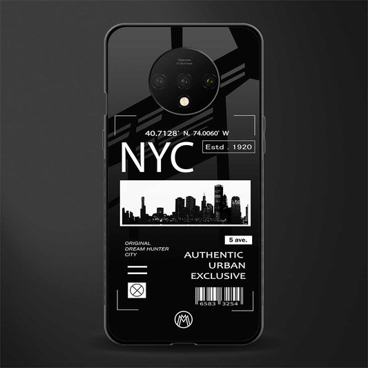 nyc glass case for oneplus 7t image