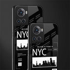 nyc back phone cover | glass case for oneplus 10r 5g