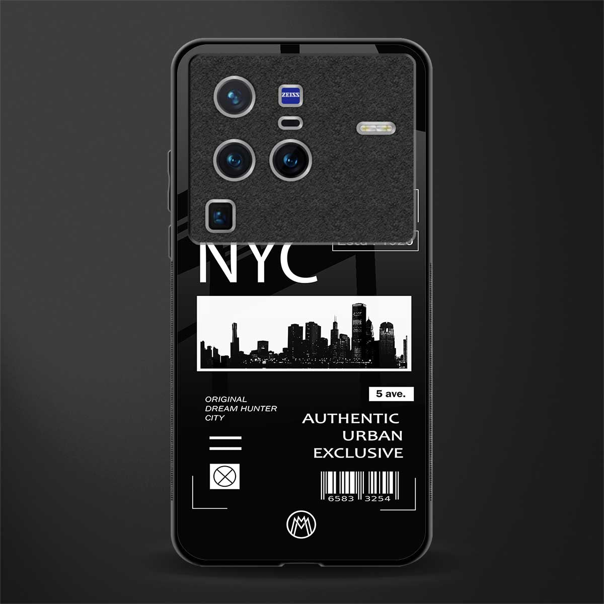nyc glass case for vivo x80 pro 5g image