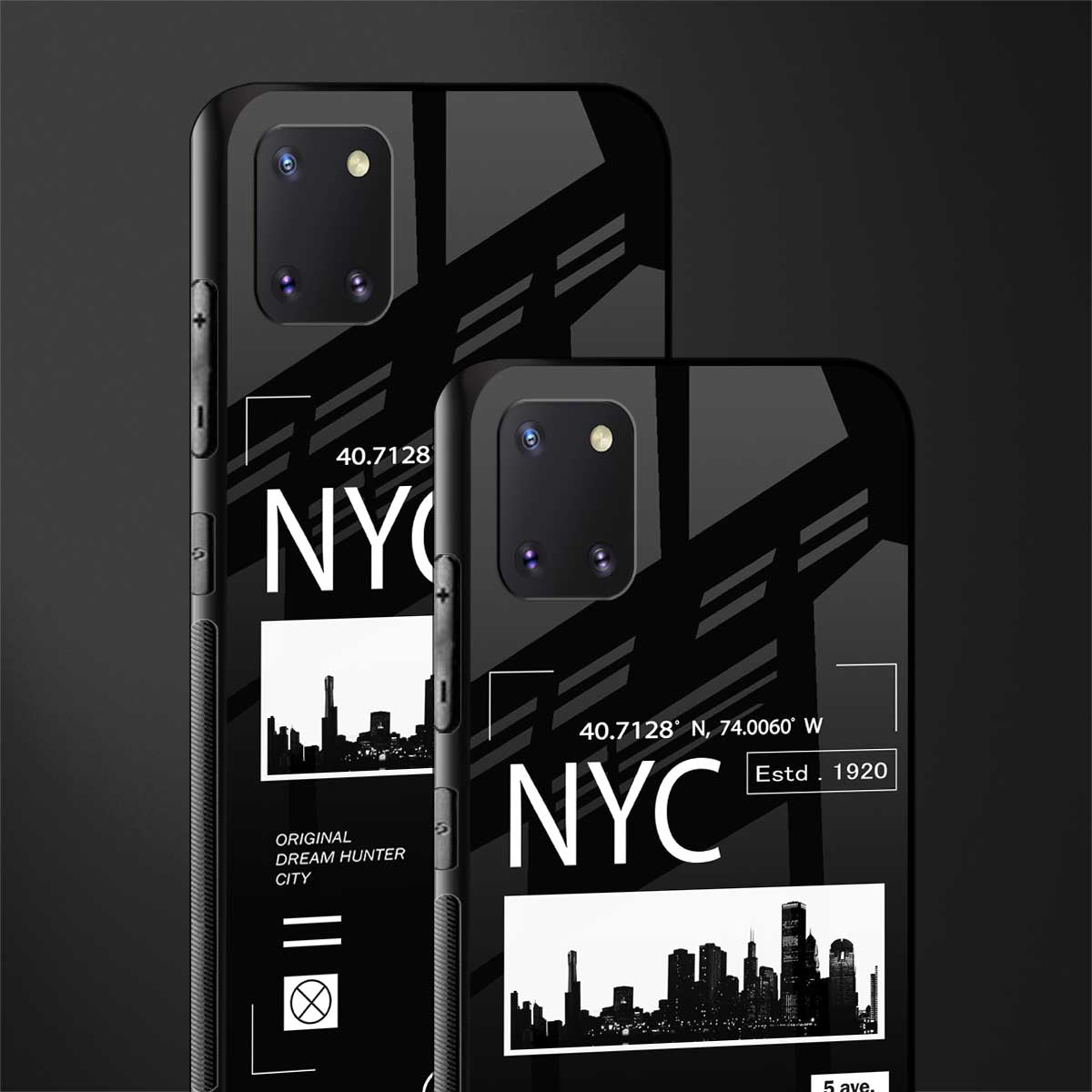 nyc glass case for samsung a81 image-2