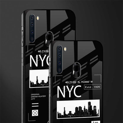 nyc glass case for samsung a21 image-2