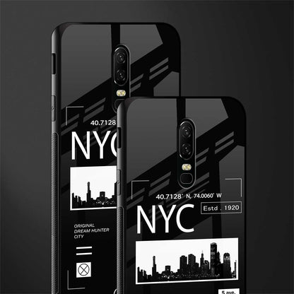 nyc glass case for oneplus 6 image-2