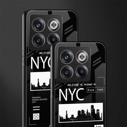 nyc back phone cover | glass case for oneplus 10t