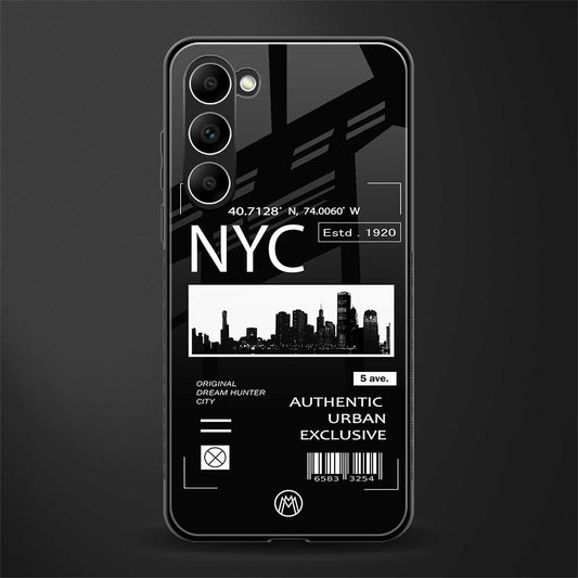 nyc glass case for phone case | glass case for samsung galaxy s23