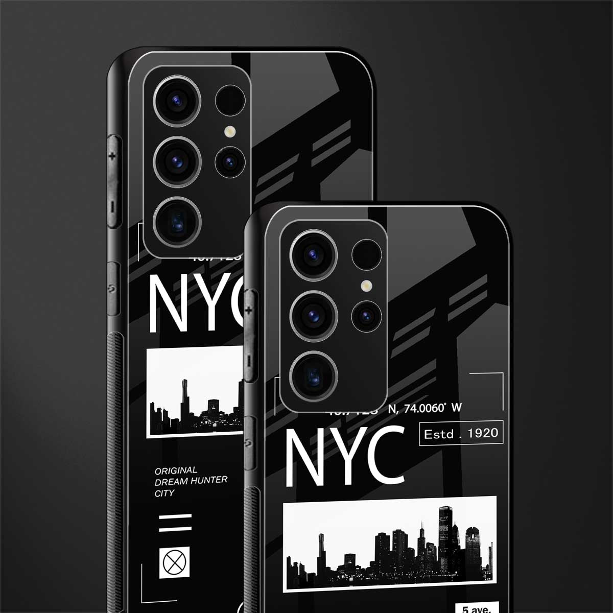 nyc glass case for phone case | glass case for samsung galaxy s23 ultra