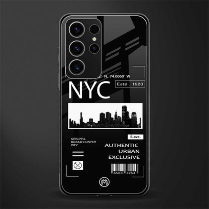 nyc glass case for phone case | glass case for samsung galaxy s23 ultra