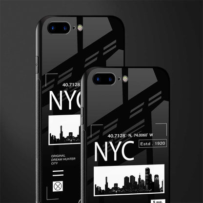 nyc glass case for iphone 8 plus image-2