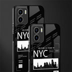nyc back phone cover | glass case for vivo y72