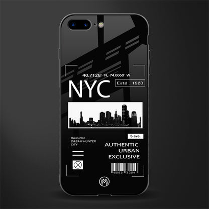 nyc glass case for iphone 8 plus image