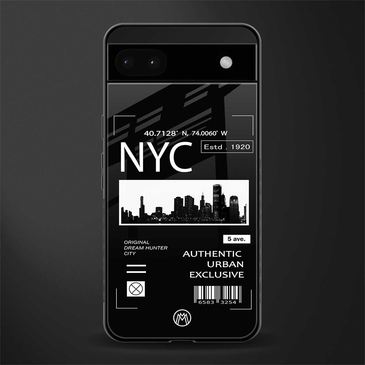 nyc back phone cover | glass case for google pixel 6a