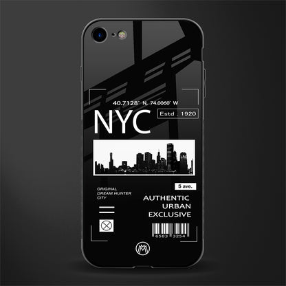 nyc glass case for iphone 8 image