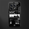 nyc back phone cover | glass case for oneplus 11