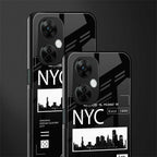 nyc back phone cover | glass case for oneplus nord ce 3 lite