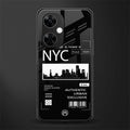 nyc back phone cover | glass case for oneplus nord ce 3 lite