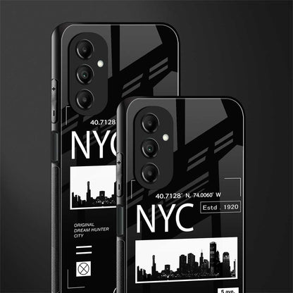 nyc back phone cover | glass case for samsung galaxy a14 5g