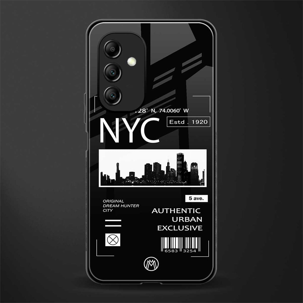 nyc back phone cover | glass case for samsung galaxy a14 5g