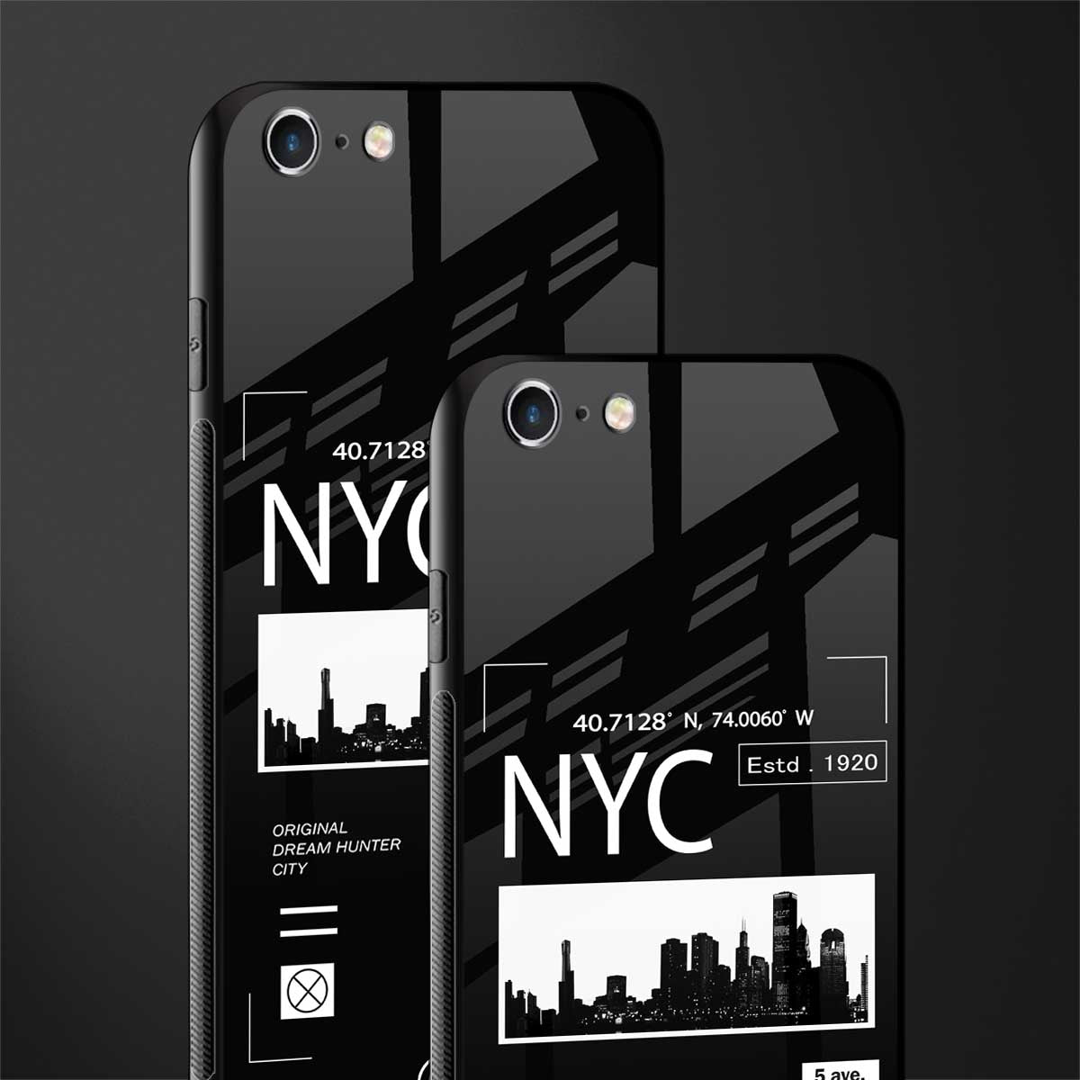 nyc glass case for iphone 6 plus image-2