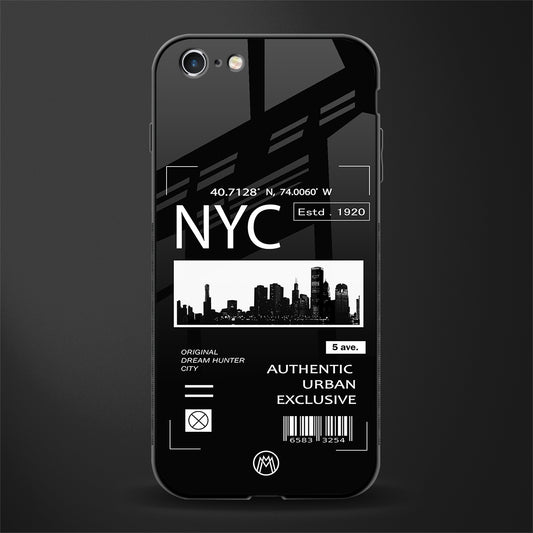 nyc glass case for iphone 6s image