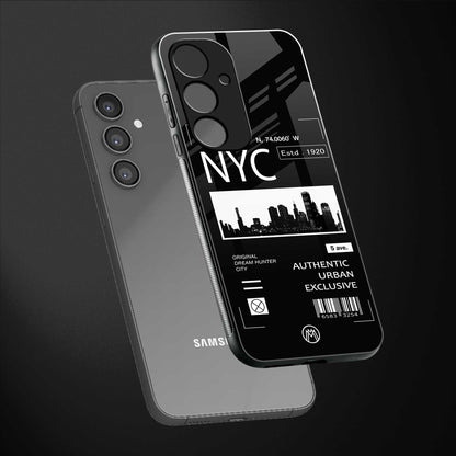 nyc back phone cover | glass case for samsung galaxy s23 fe 5g