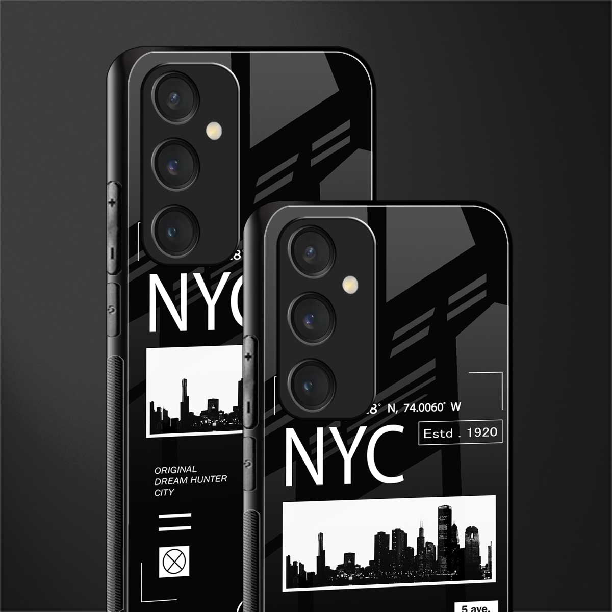 nyc back phone cover | glass case for samsung galaxy s23 fe 5g