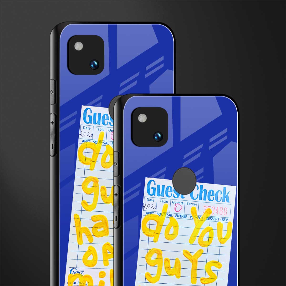 oat milk back phone cover | glass case for google pixel 4a 4g