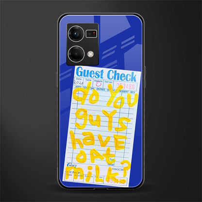 oat milk back phone cover | glass case for oppo f21 pro 4g
