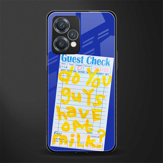 oat milk back phone cover | glass case for oneplus nord ce 2 lite 5g