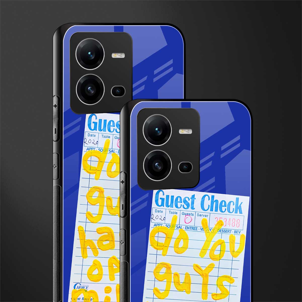 oat milk back phone cover | glass case for vivo v25-5g