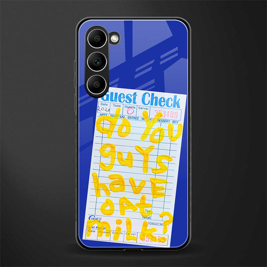 oat milk glass case for phone case | glass case for samsung galaxy s23 plus