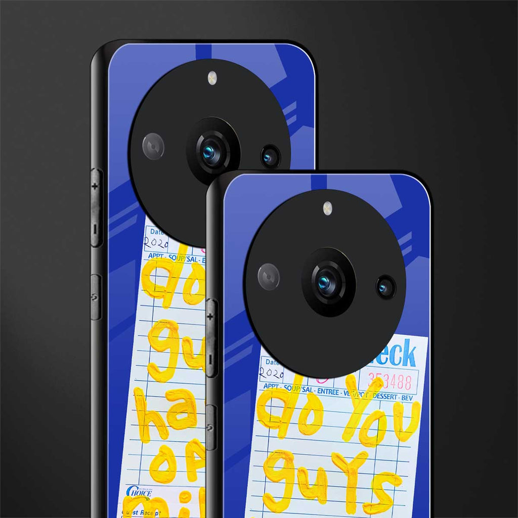 oat milk back phone cover | glass case for realme 11 pro 5g