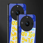 oat milk back phone cover | glass case for realme 11 pro 5g