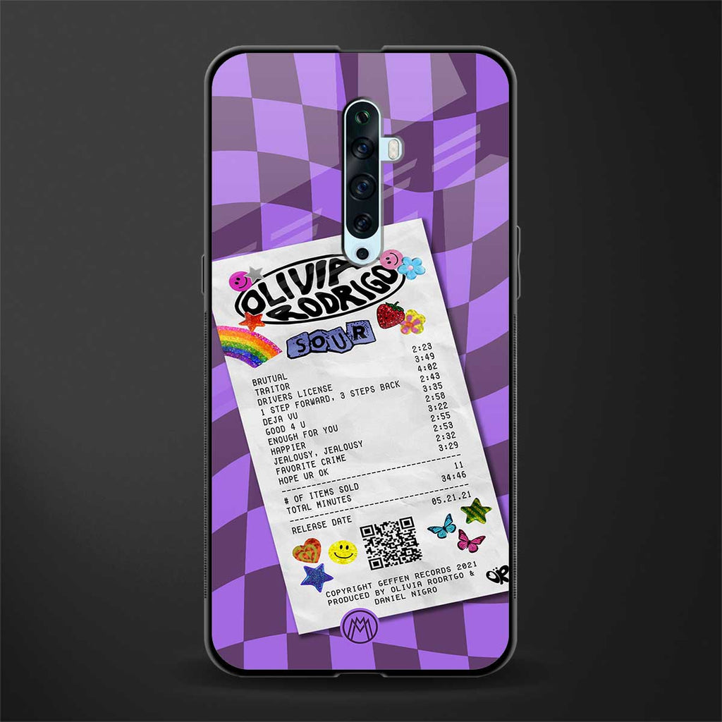 olivia rodrigo glass case for oppo reno 2z image