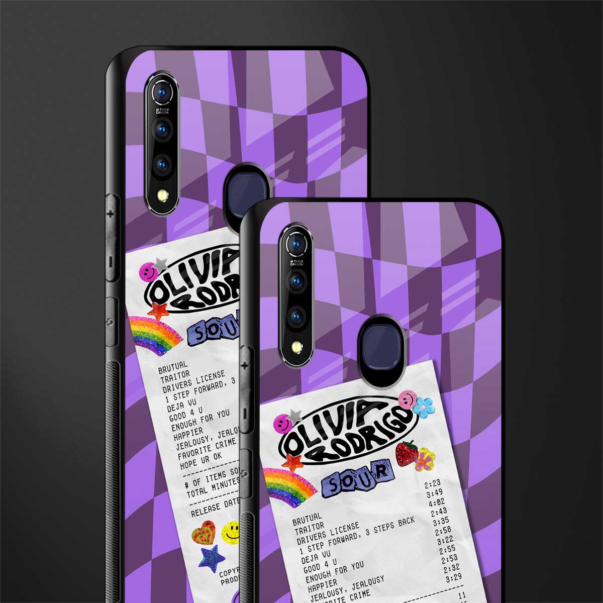 olivia rodrigo glass case for vivo z1 pro image-2