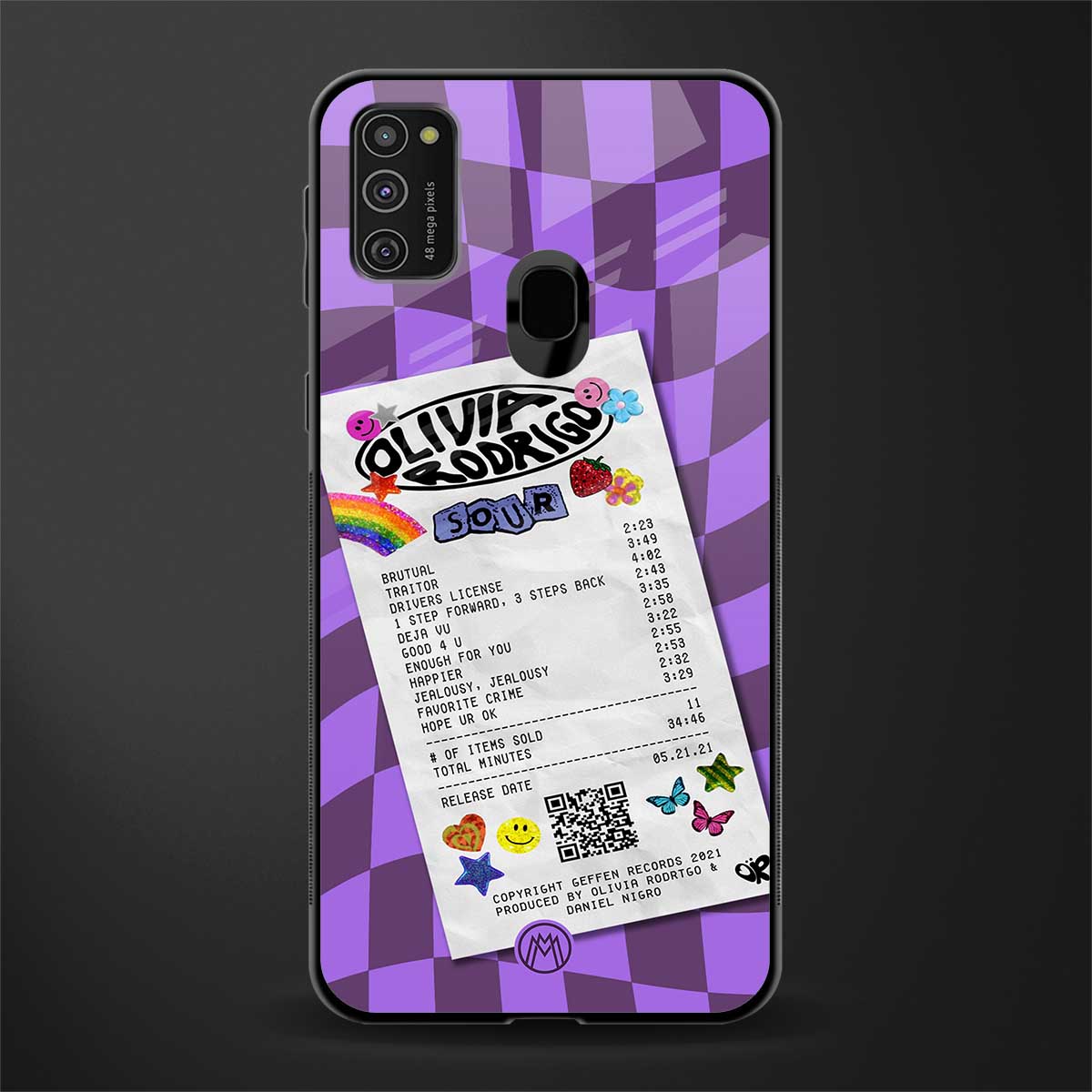 olivia rodrigo glass case for samsung galaxy m30s image