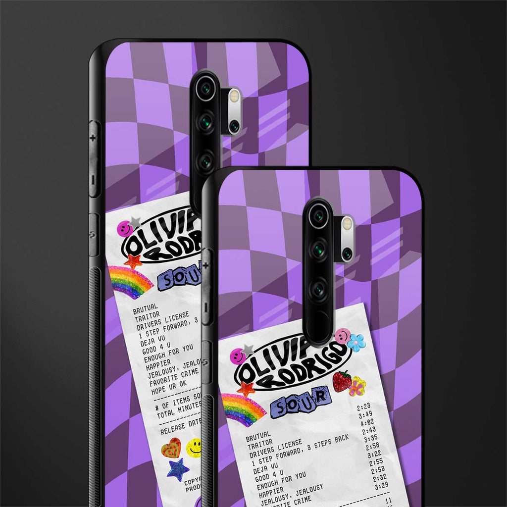 olivia rodrigo glass case for redmi note 8 pro image-2