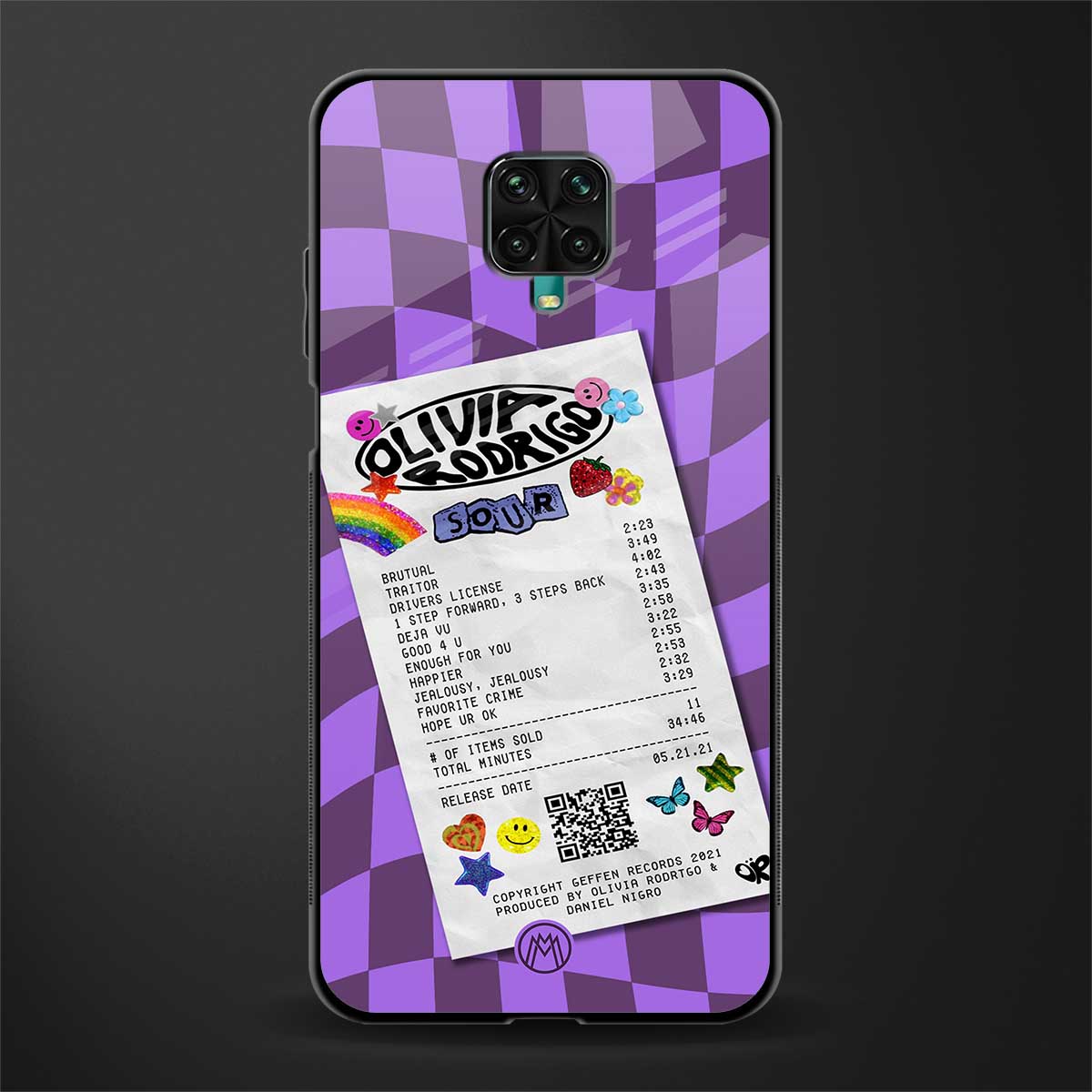 olivia rodrigo glass case for poco m2 pro image