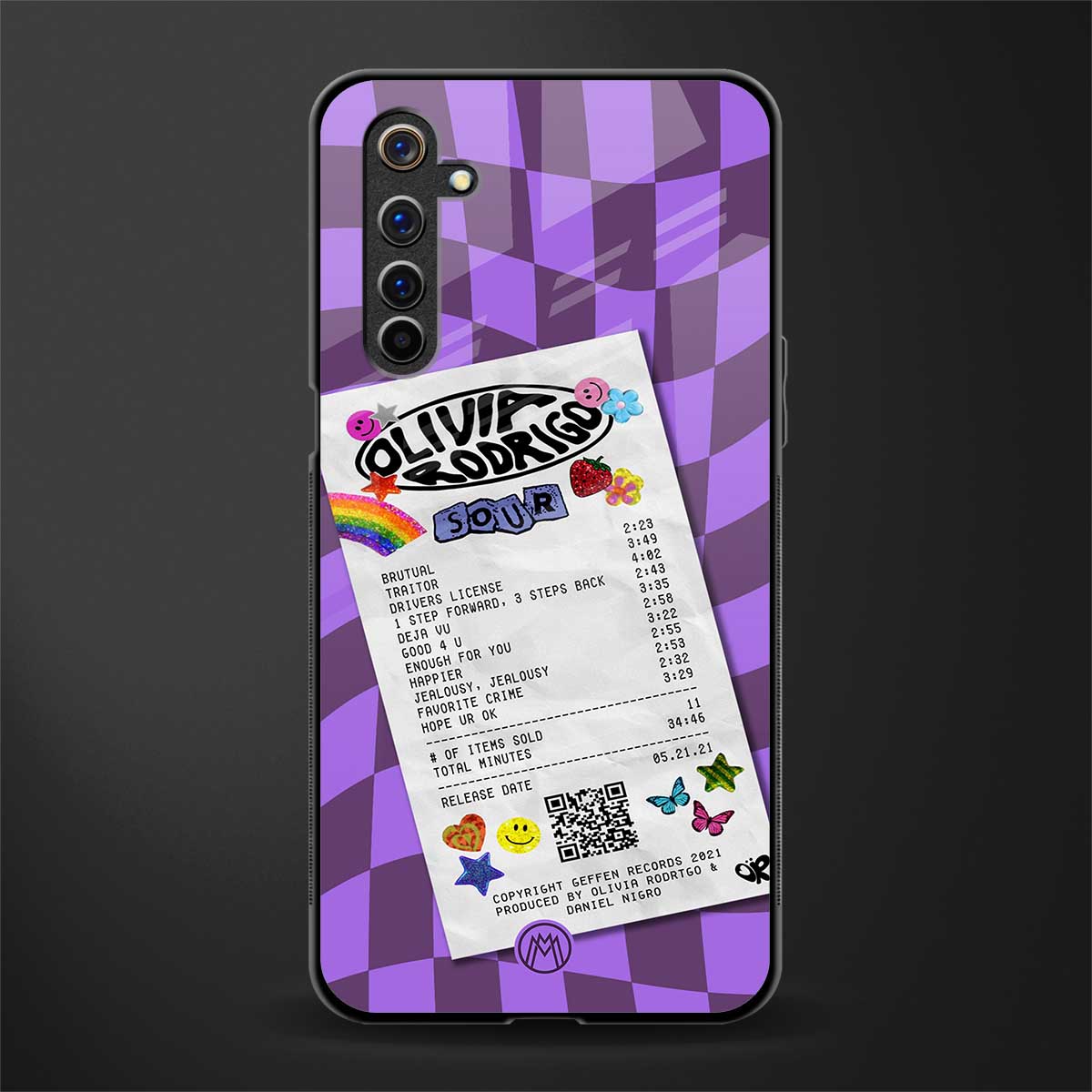 olivia rodrigo glass case for realme 6 pro image