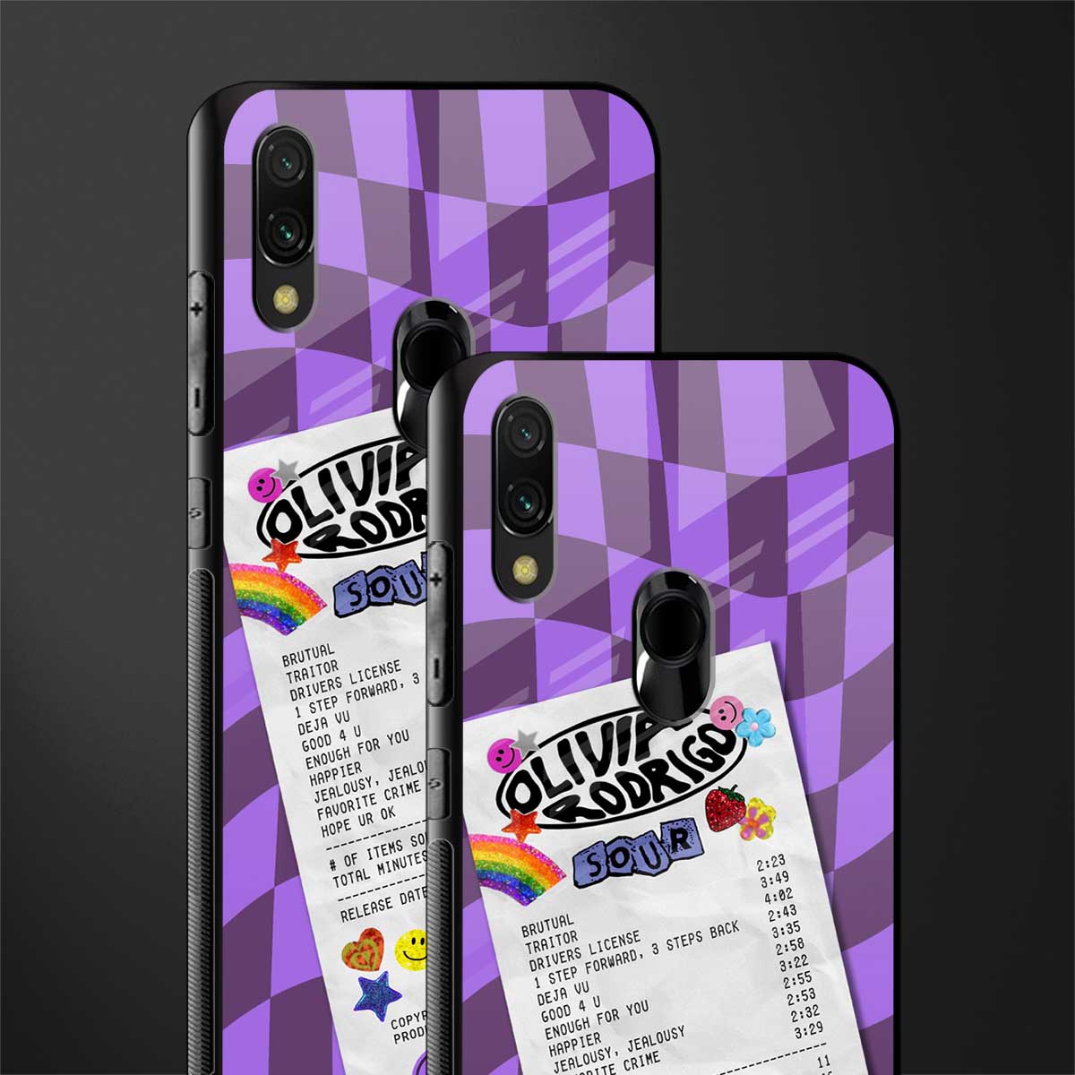 olivia rodrigo glass case for redmi 7redmi y3 image-2