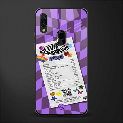 olivia rodrigo glass case for redmi 7redmi y3 image