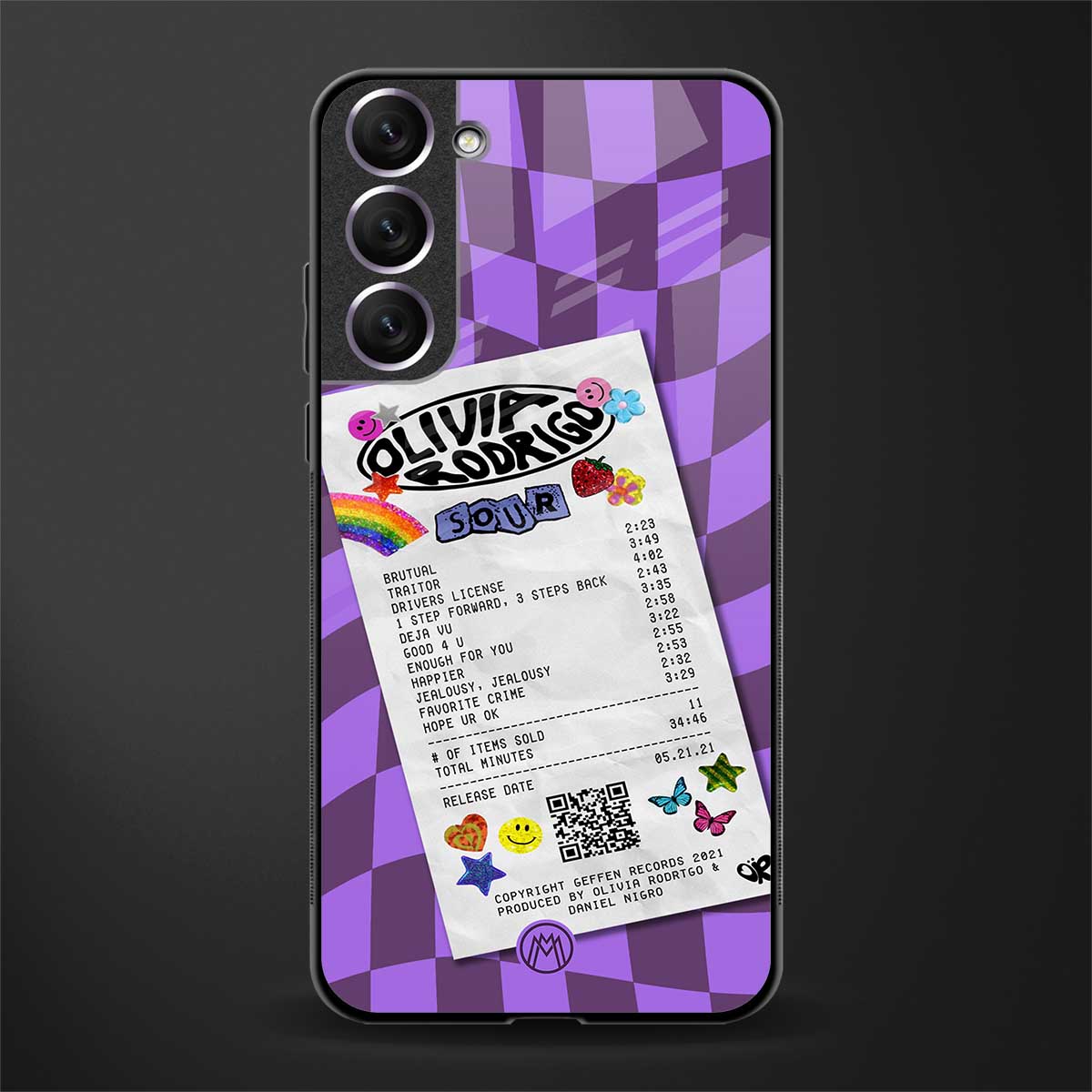 olivia rodrigo glass case for samsung galaxy s21 image