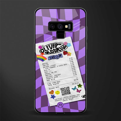 olivia rodrigo glass case for samsung galaxy note 9 image