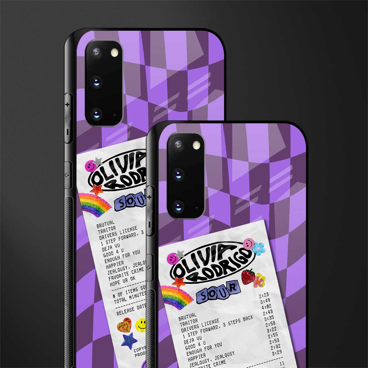 olivia rodrigo glass case for samsung galaxy s20 image-2